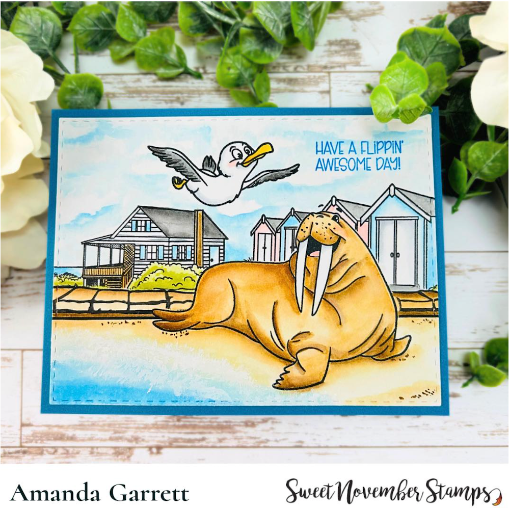 Sweet November Stamps Coastal Getaway Clear Stamp Set sns-bb-cg-24 amanda