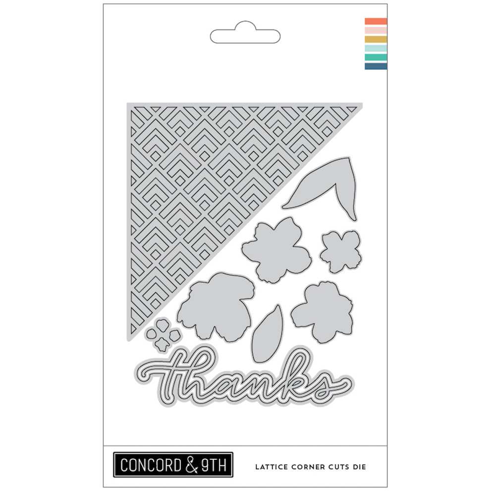 Concord & 9th Lattice Corner Cut Die Set 11572