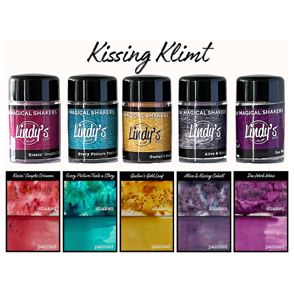 Lindy's Stamp Gang Kissing Klimt Shaker 5 Pack lsgkk