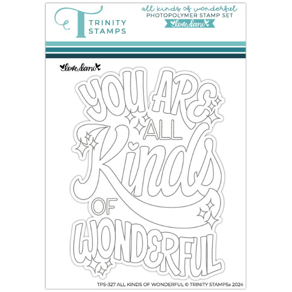 Trinity Stamps All Kinds of Wonderful Clear Stamp Set tps-327