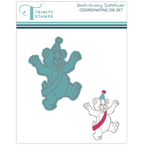 Trinity Stamps Bear-thday Surprise Die Set tmd-c341