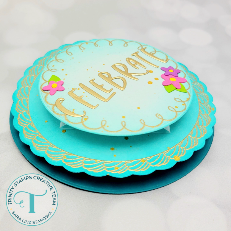 Trinity Stamps Cake Top Die Set tmd-c340 side