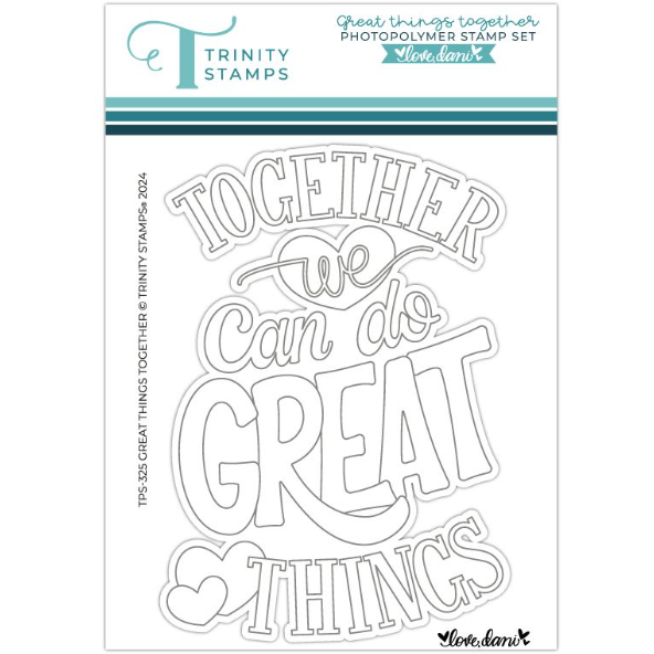 Trinity Stamps Great Things Together Clear Stamp Set tps-325