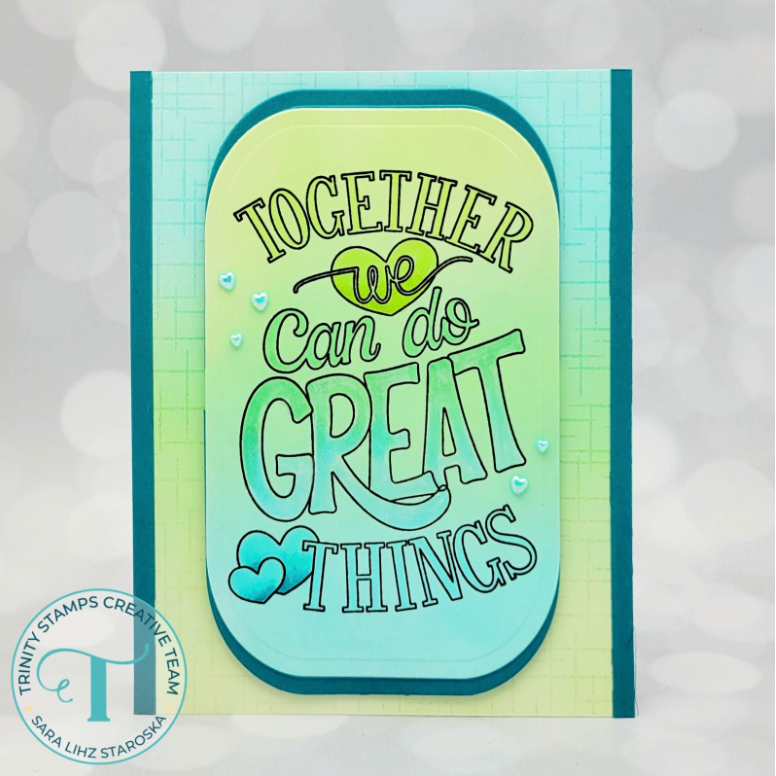 Trinity Stamps Great Things Together Die Set tmd-c325 green