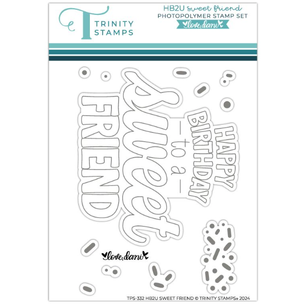 Trinity Stamps HB2U Sweet Friend Clear Stamp Set tps-332