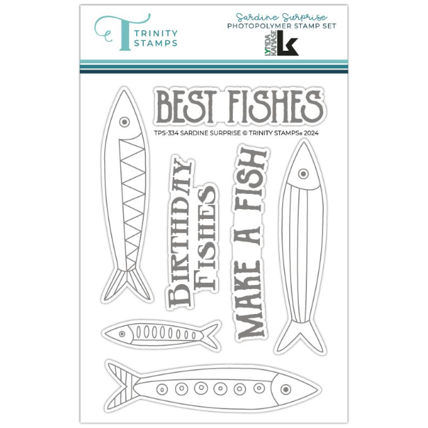 Trinity Stamps Sardine Surprise Clear Stamp Set tps-334