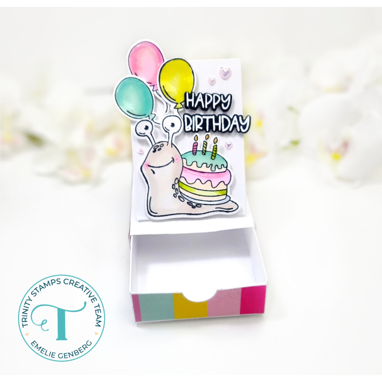 Trinity Stamps Pull and Pop Box Die Set tmd-308 birthday