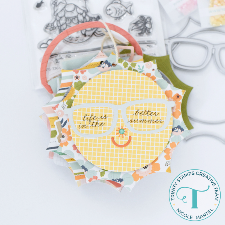 Trinity Stamps Sunshine Die Set tmd-307 glasses