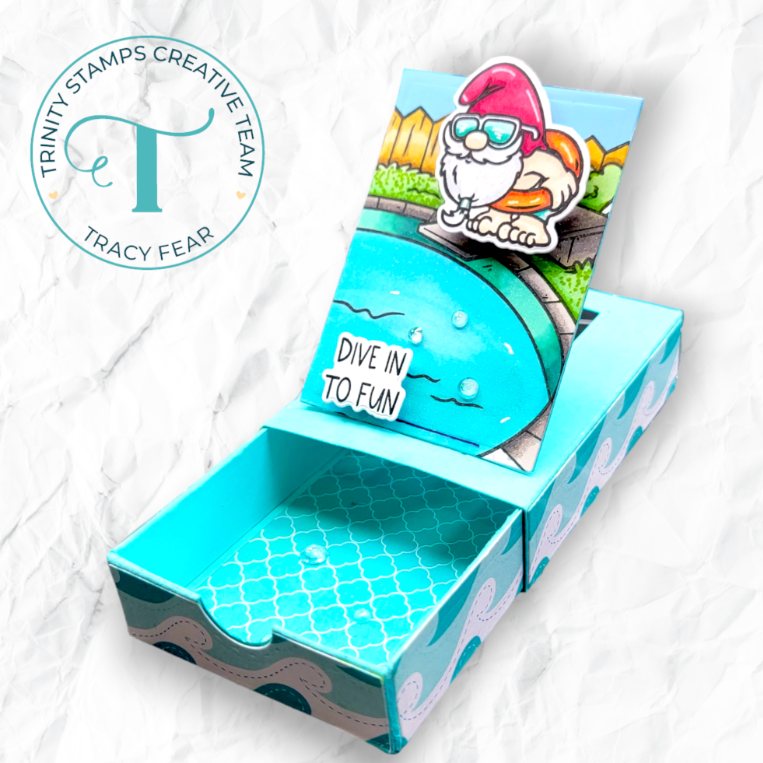 Trinity Stamps Backyard Pool Die Set tmd-c335 dive