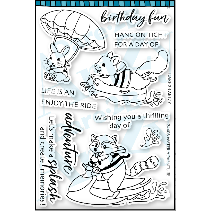 Dare 2B Artzy Water Adventure Clear Stamp Set 24406