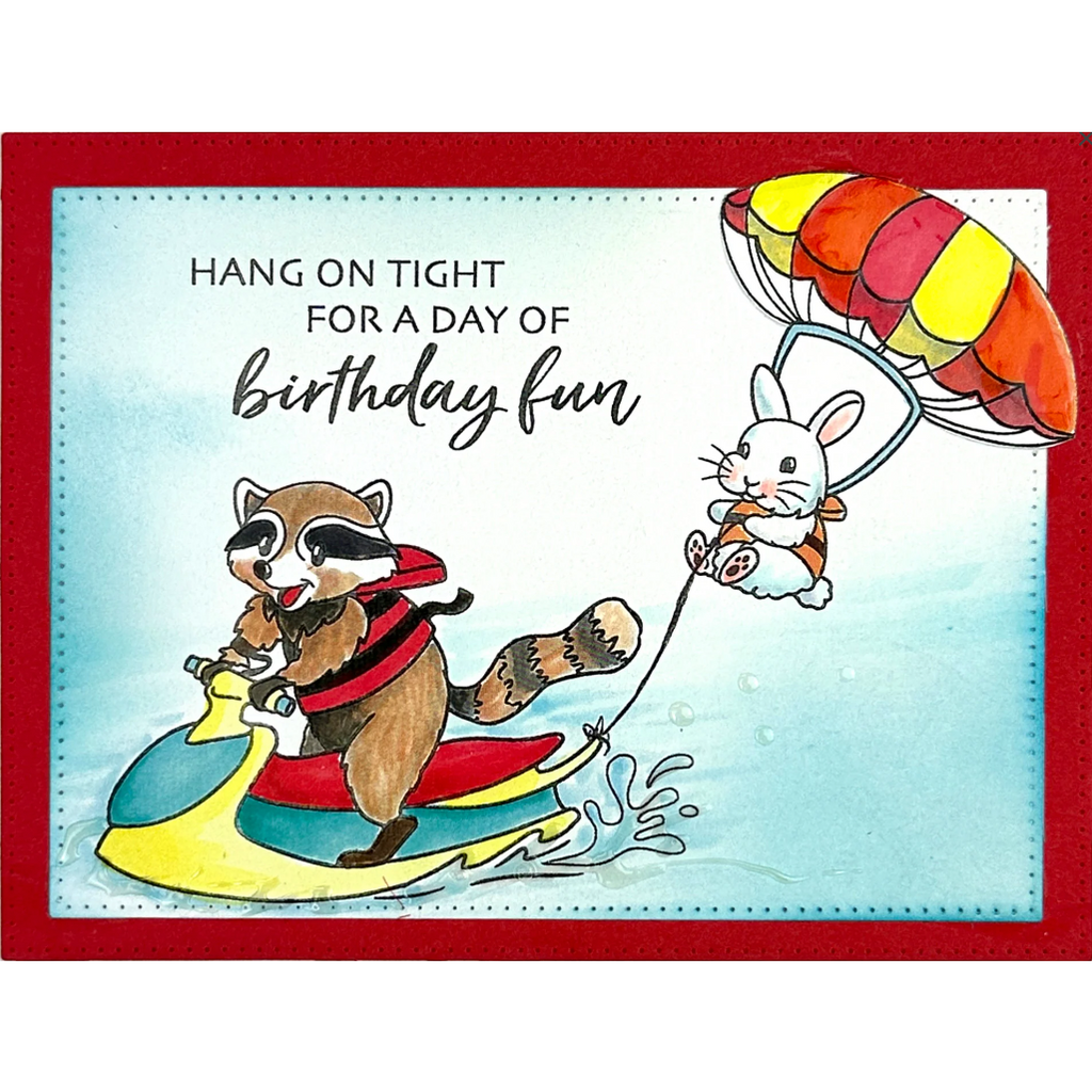 Dare 2B Artzy Water Adventure Clear Stamp Set 24406 hang