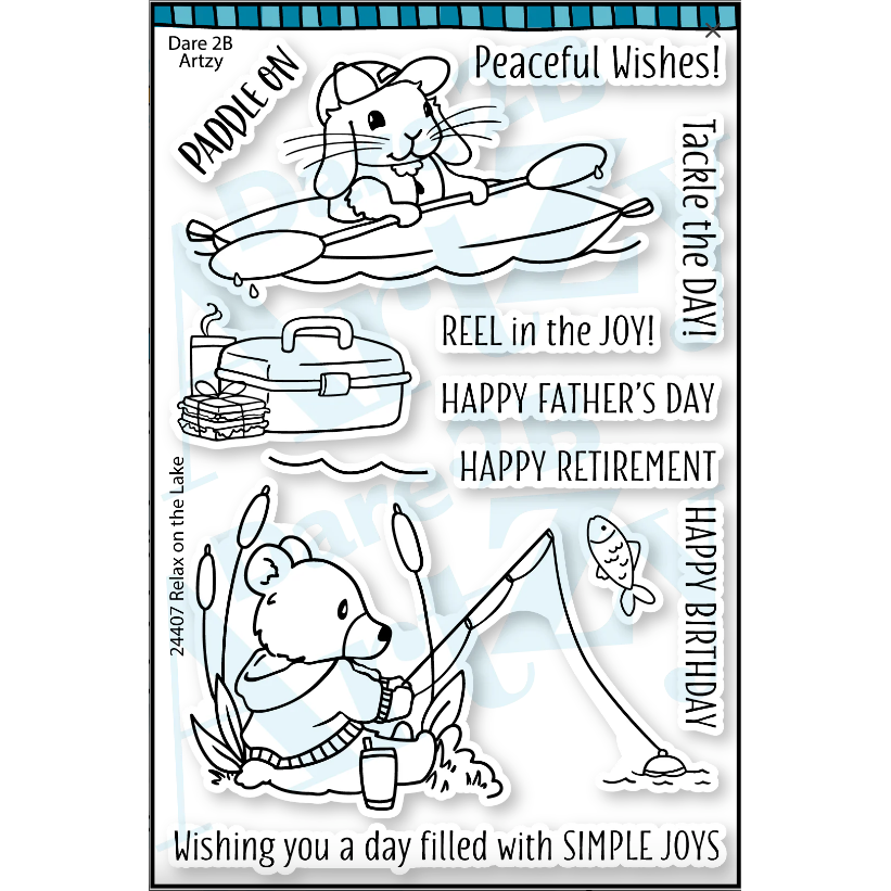 Dare 2B Artzy Relax at the Lake Clear Stamp Set 24407