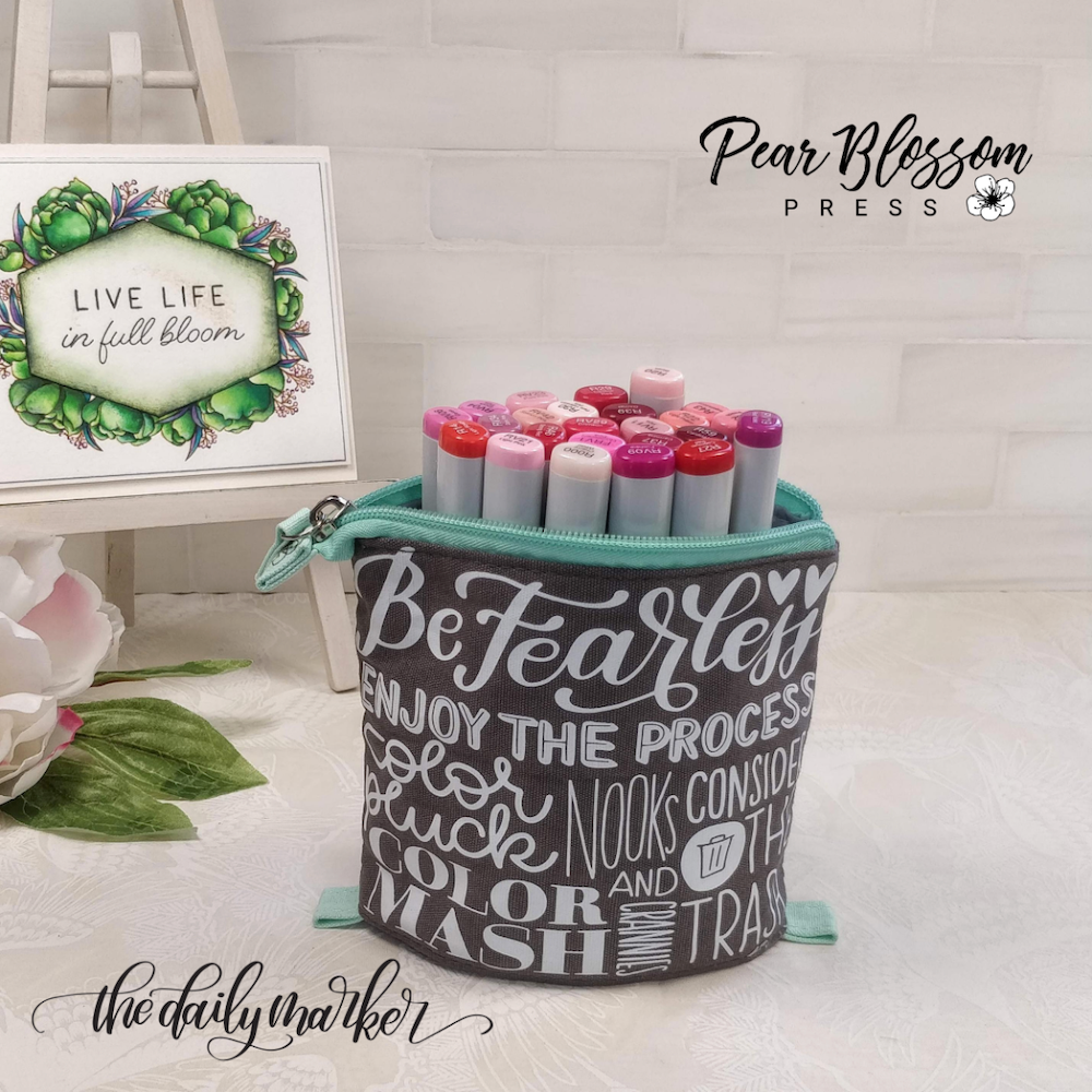 Pear Blossom Press COLLAPSIBLE MARKER BAG 8040