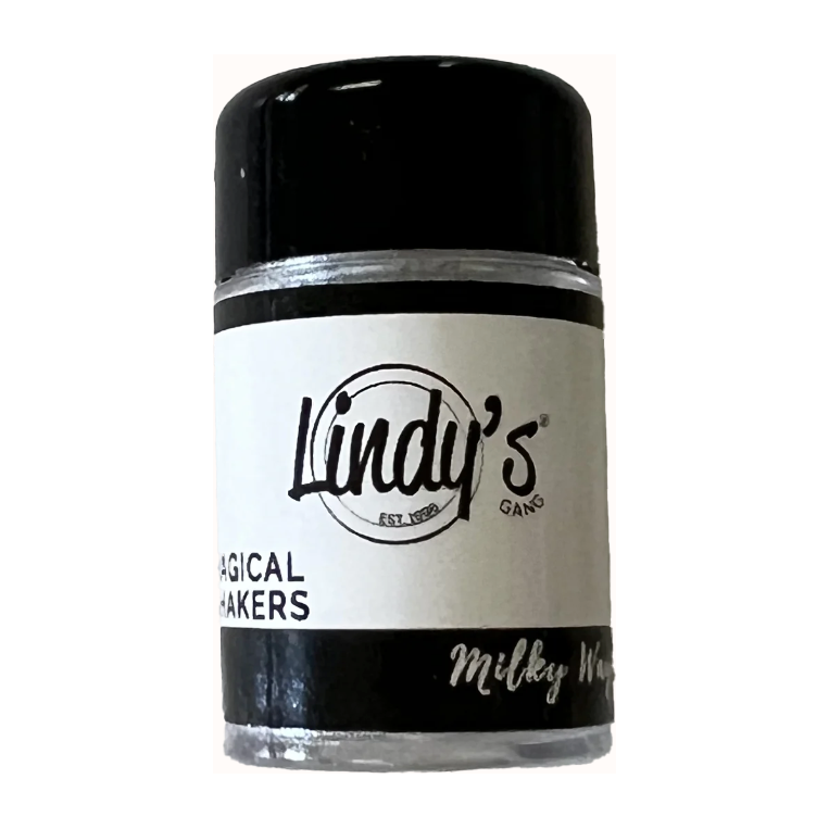 Lindy's Stamp Gang Milky Way White Shimmer Shaker