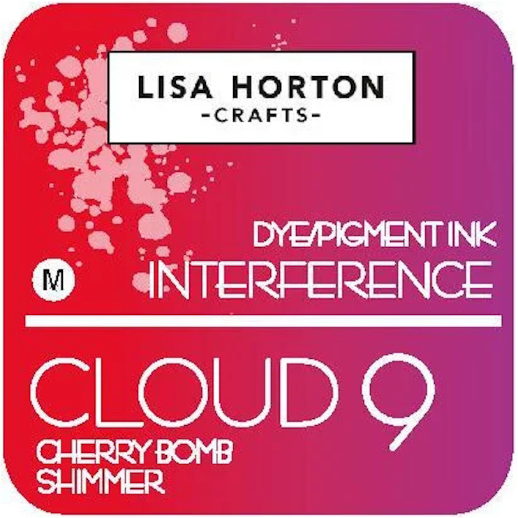 Lisa Horton Crafts Cloud 9 Cherry Bomb Shimmer Interference Ink Pad lhcip054