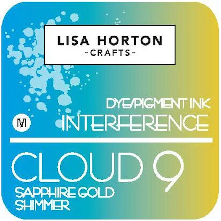 Lisa Horton Crafts Cloud 9 Sapphire Gold Shimmer Interference Ink Pad lhcip047