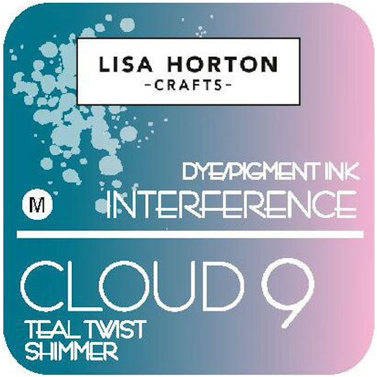 Lisa Horton Crafts Cloud 9 Teal Twist Shimmer Interference Ink Pad lhcip053