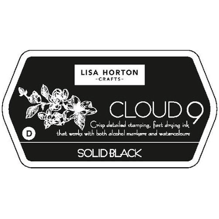 Lisa Horton Crafts Cloud 9 Black Dye Based Ink Pad lhcip031