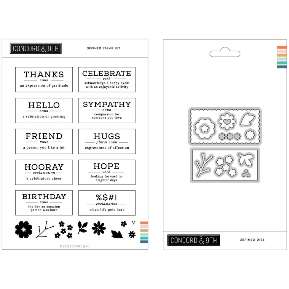 Concord & 9th Defined Stamp and Die Bundle