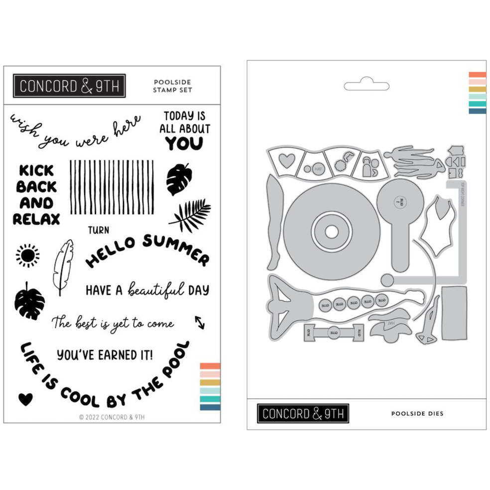 Concord & 9th Poolside Stamp and Die Bundle