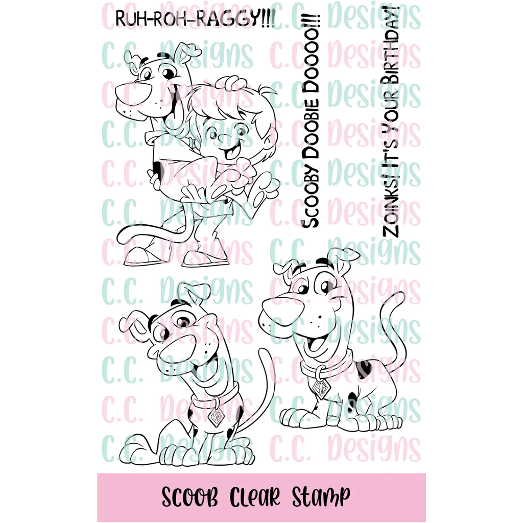 C.C. Designs Scoob Clear Stamp Set ccd-0359