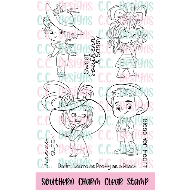 C.C. Designs Southern Charm Clear Stamp Set ccd-0361