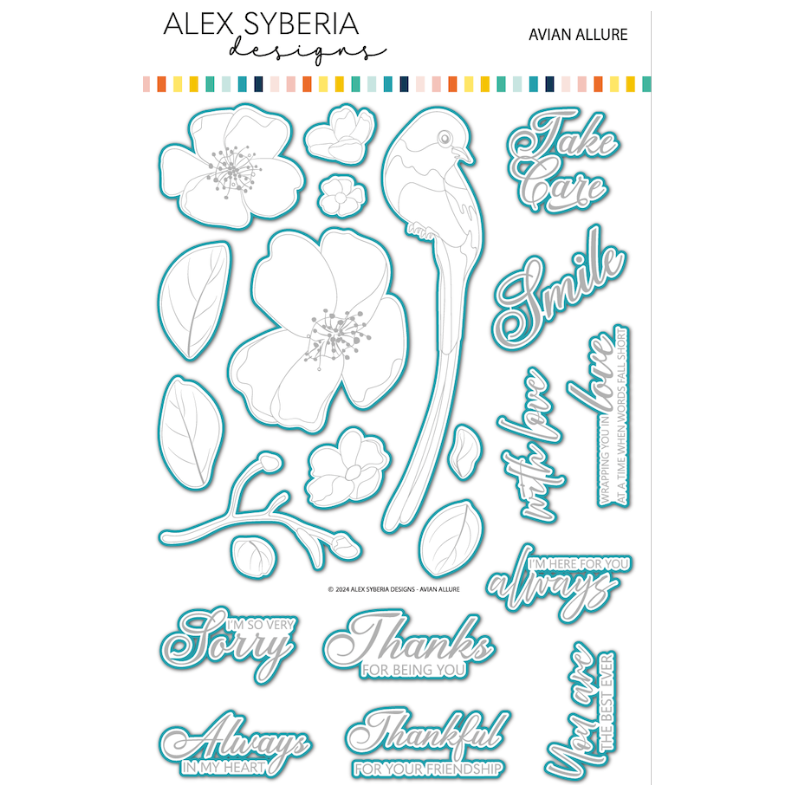 Alex Syberia Designs Avian Allure Bundle die