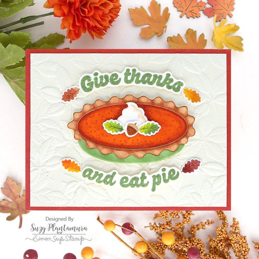 Simon Says Stamp Pie Wafer Dies 1149sd Sweet Wishes Thanksgiving Card | color-code:ALT02