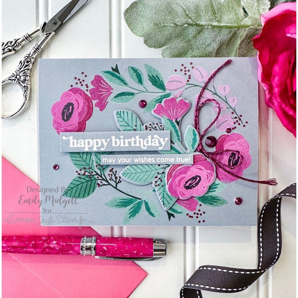 Simon Says Stamps and Dies Christmas Botanicals set900cb Birthday Card | color-code:ALT04