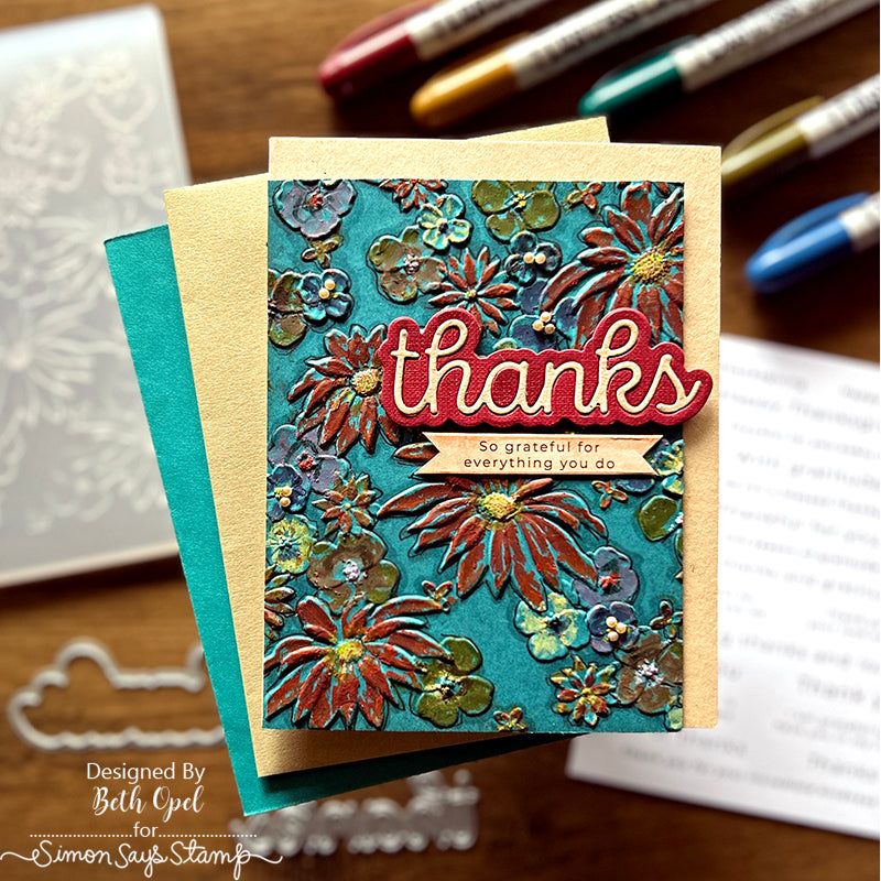 CZ Design EXTRA LARGE THANK YOU Wafer Dies czd90 – Simon Says Stamp