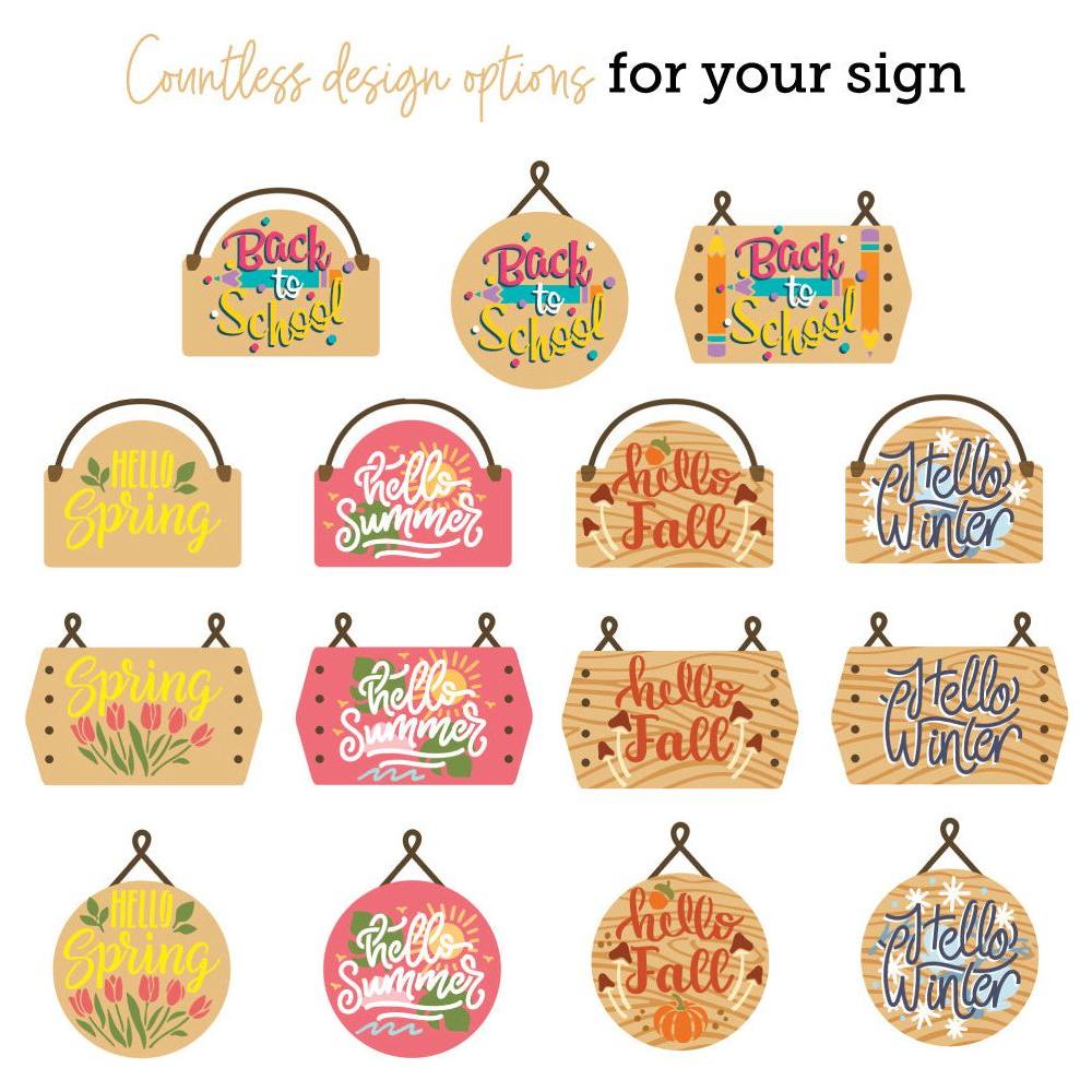 Honey Bee Seasonal Signs Stencils hbsl-157 Signage Options