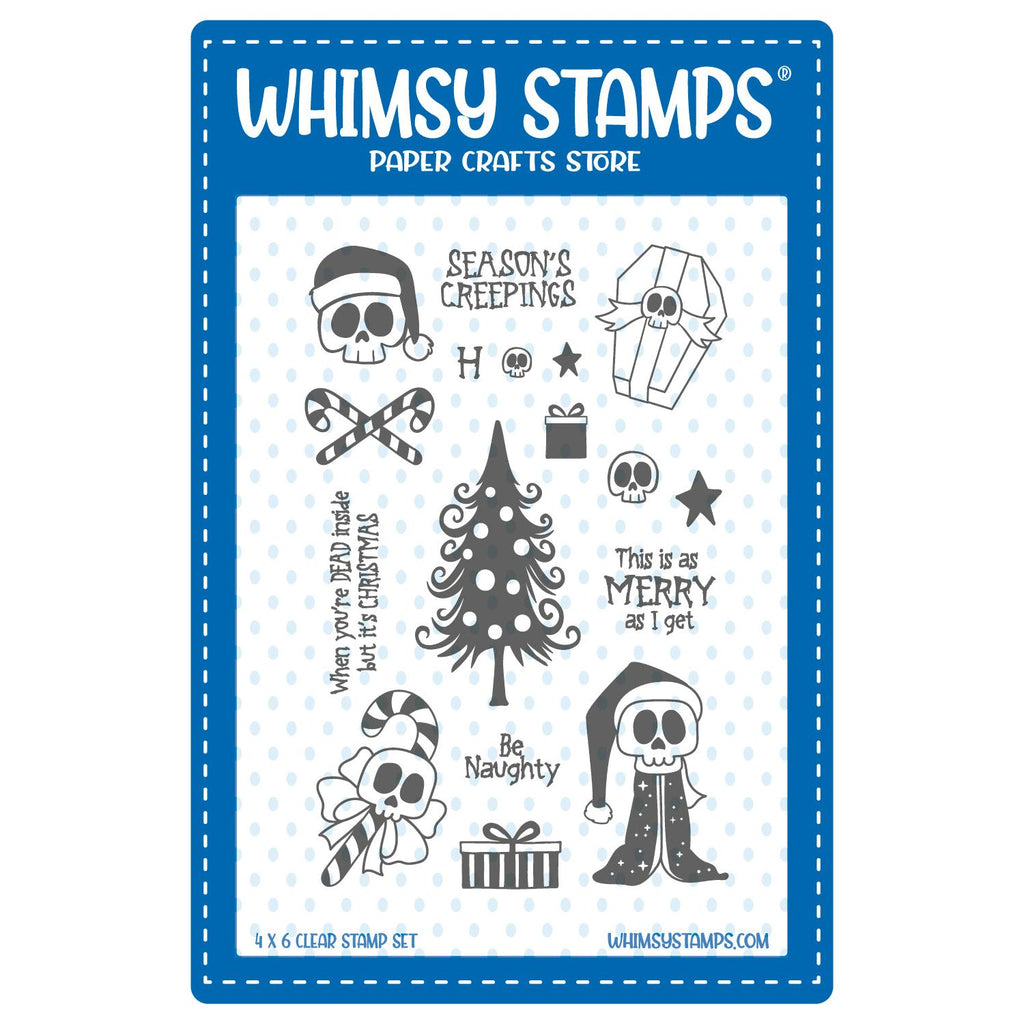 Whimsy Stamps Season's Creepings Clear Stamps cwsd254a