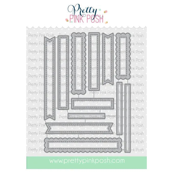 Pretty Pink Posh Sentiment Strips Dies – Simon Says Stamp