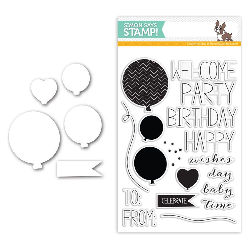 Simon Says Die and Stamps Set SURPRISE PARTY SetSP159