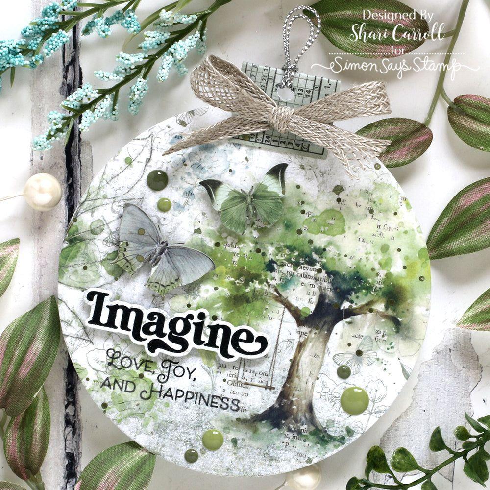 Tim Holtz Peeled Paint Distress Spritz tdu86406 Imagine Mixed Media Tag | color-code:ALT05