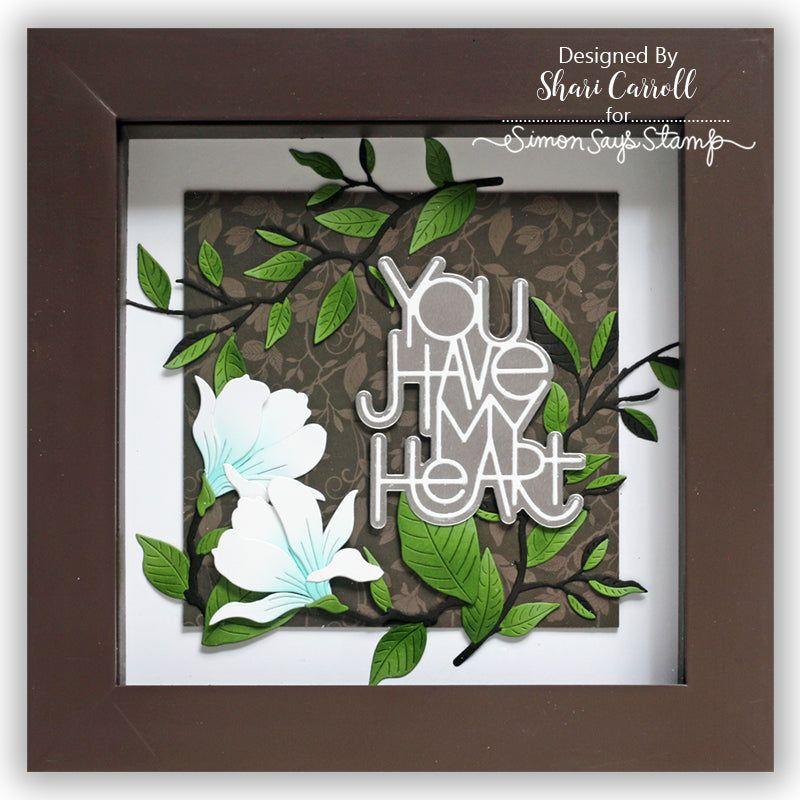 Memory Box Magnolia Leaf Branch Dies 94721 Leaves | color-code:ALT01