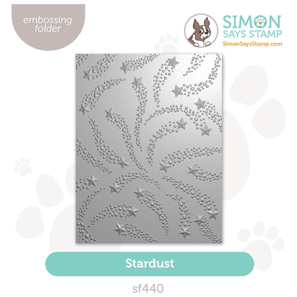 Simon Says Stamp Embossing Folder Stardust sf440