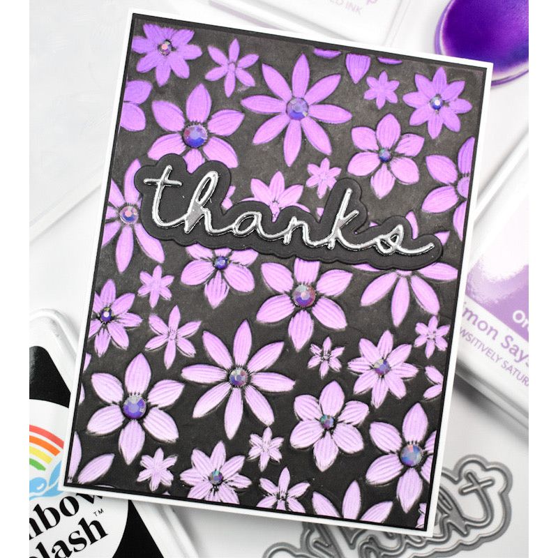 CZ Design Simple Thanks Wafer Dies czd241 Stamptember Thanks Card | color-code:ALT03