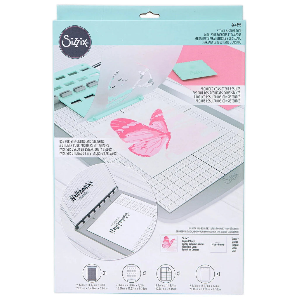 Sizzix STENCIL AND STAMP TOOL 664896