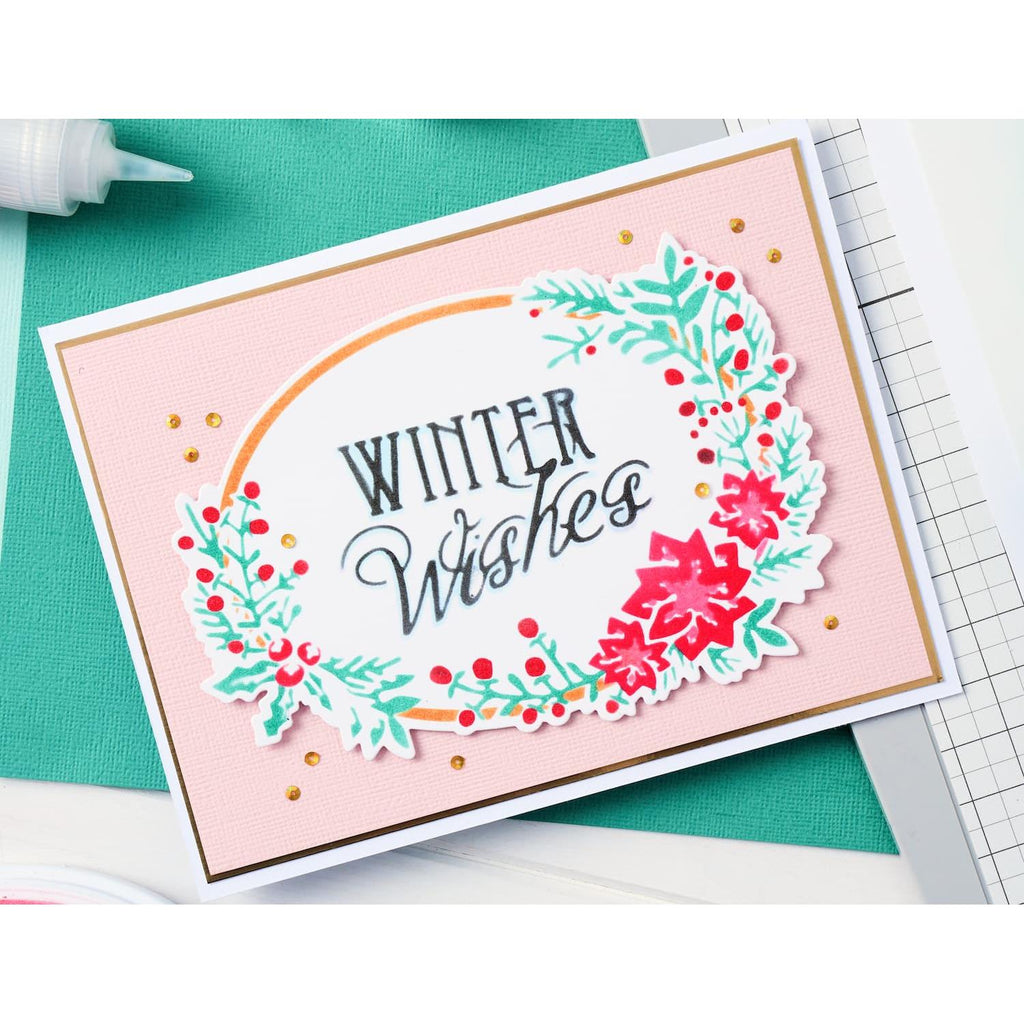 Sizzix Winter Wishes 2 Thinlits Dies 666736 poinsettias