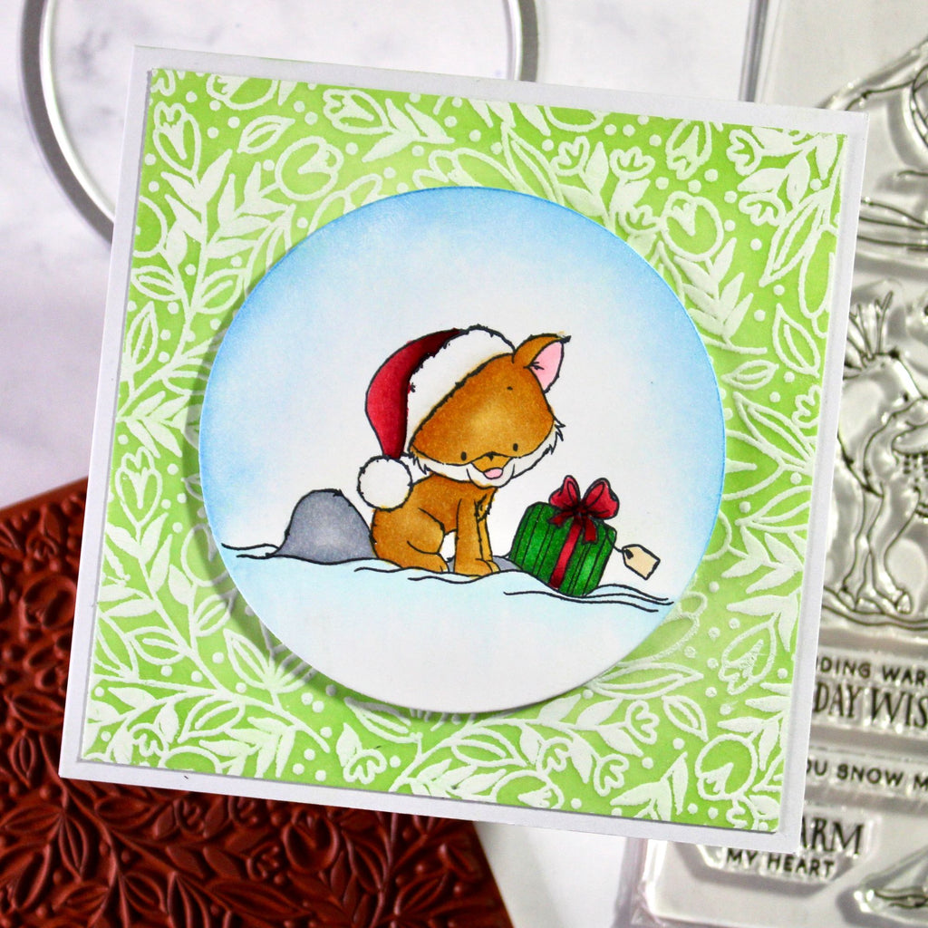 Simon Says Stamps and Dies Snow Buddies set888sb Festive Fun Holiday Card