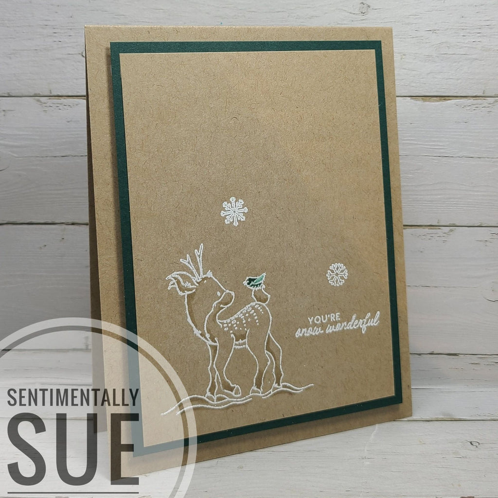 Simon Says Clear Stamps Snow Buddies 3137ssc Festive Fun Holiday Card