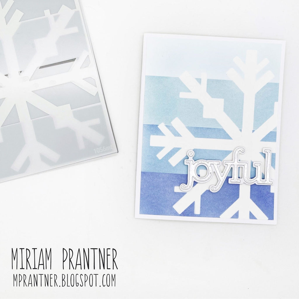 Simon Says Stamp Stencils Snowflake Stripes 1056mt Stamptember Christmas Card | color-code:ALT06