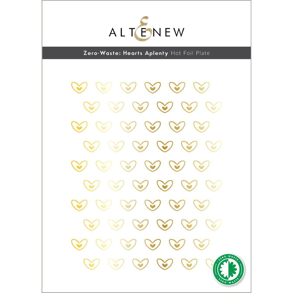 Altenew Zero-Waste Hearts Aplenty Hot Foil Plate alt8838