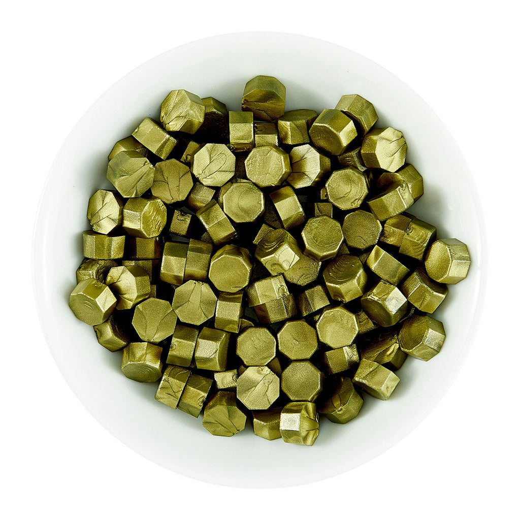 Spellbinders Aged Gold Wax Beads ws-123