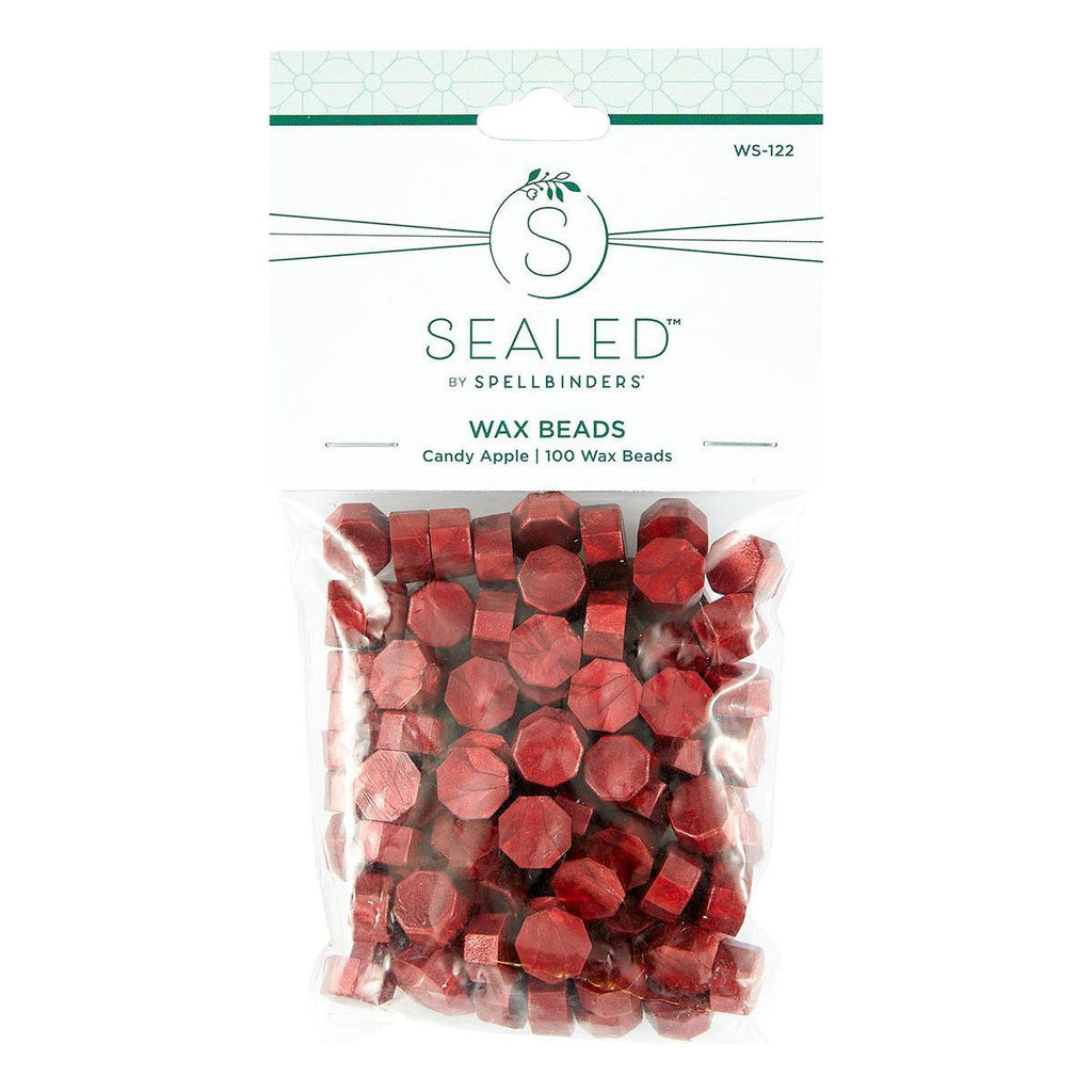 Spellbinders Candy Apple Wax Beads ws-122 package