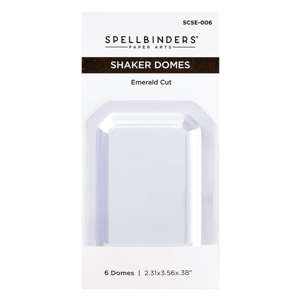 Spellbinders Emerald Cut Shaker Domes scse-006
