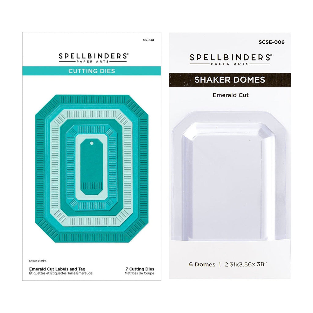 Spellbinders Emerald Cut Shaker and Dies Bundle
