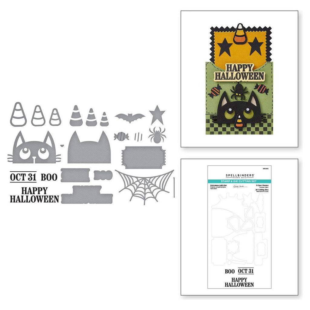 Spellbinders Halloween Gifting Stamp and Die Set sds-195