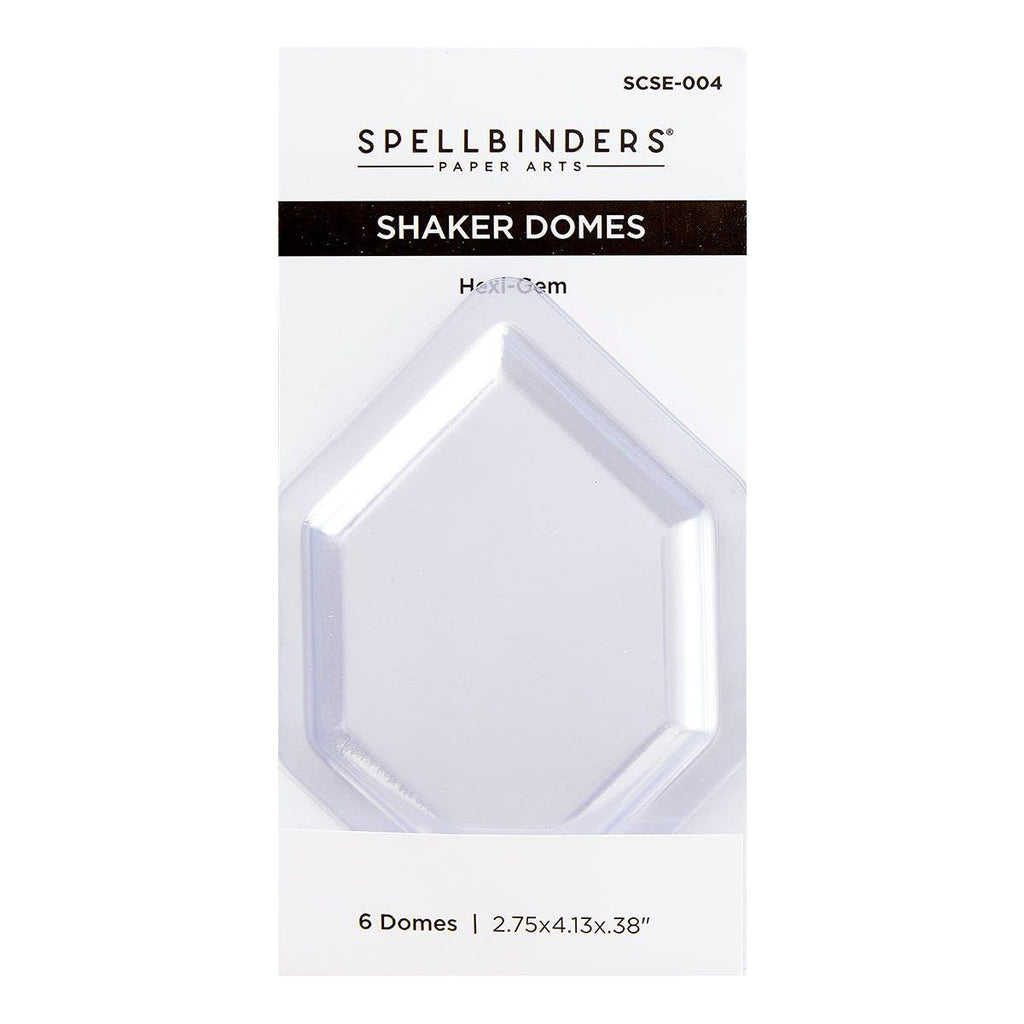 Spellbinders Hexi-Gem Shaker Domes scse-004
